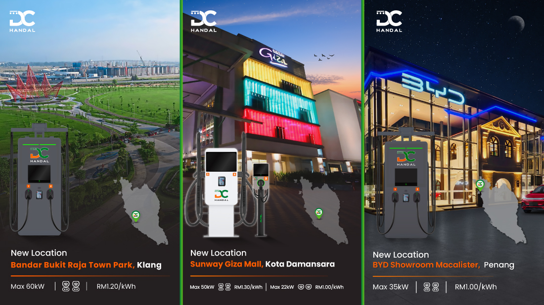 Featured DC Handal deploys chargers at Bandar Bukit Raja & places